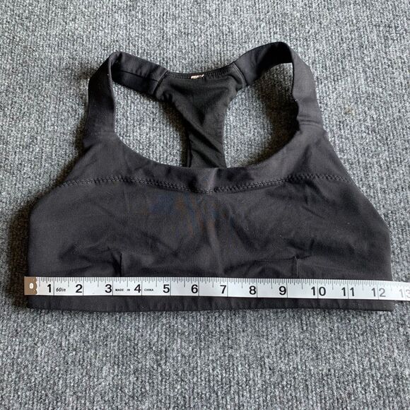 Lululemon Sports Bra Black S Inside Pocket No Size Dot. - Picture 8 of 10